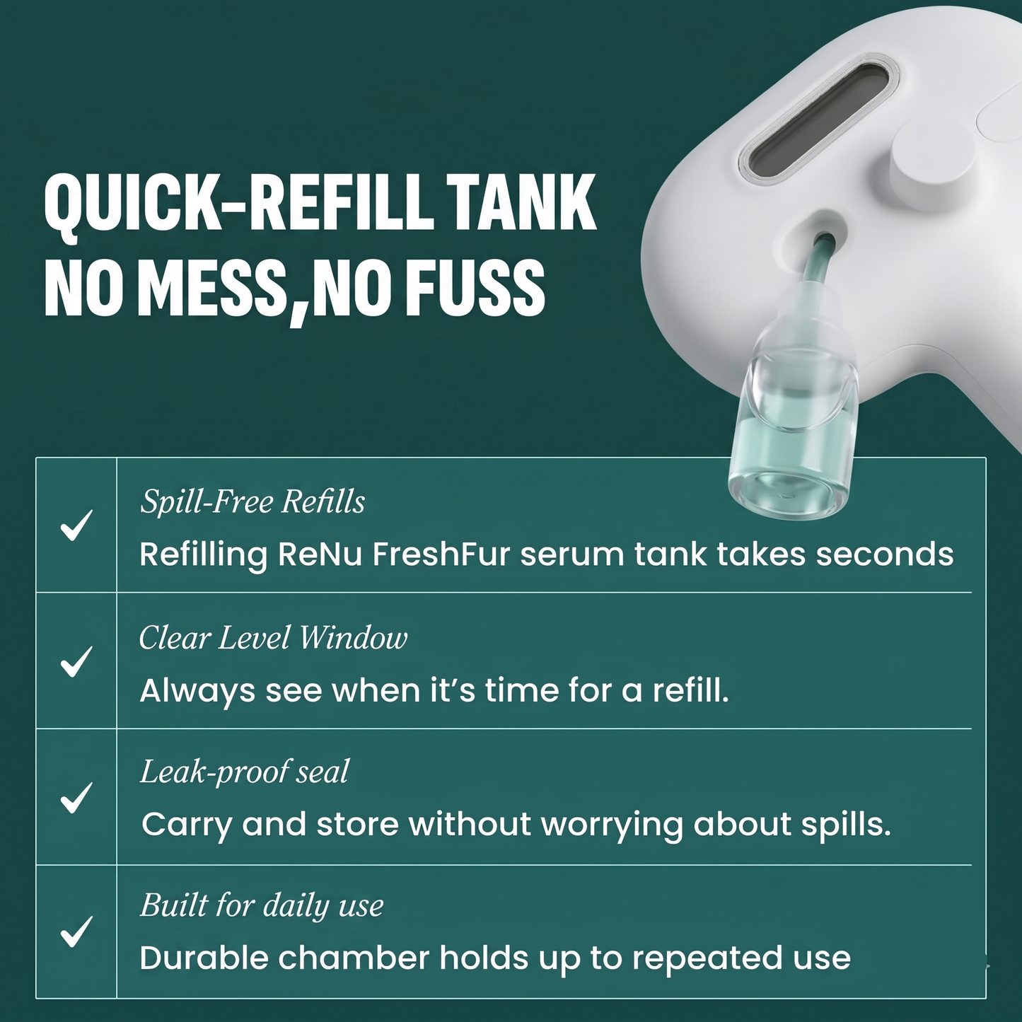Vetro Mist Brush + Solution Refills